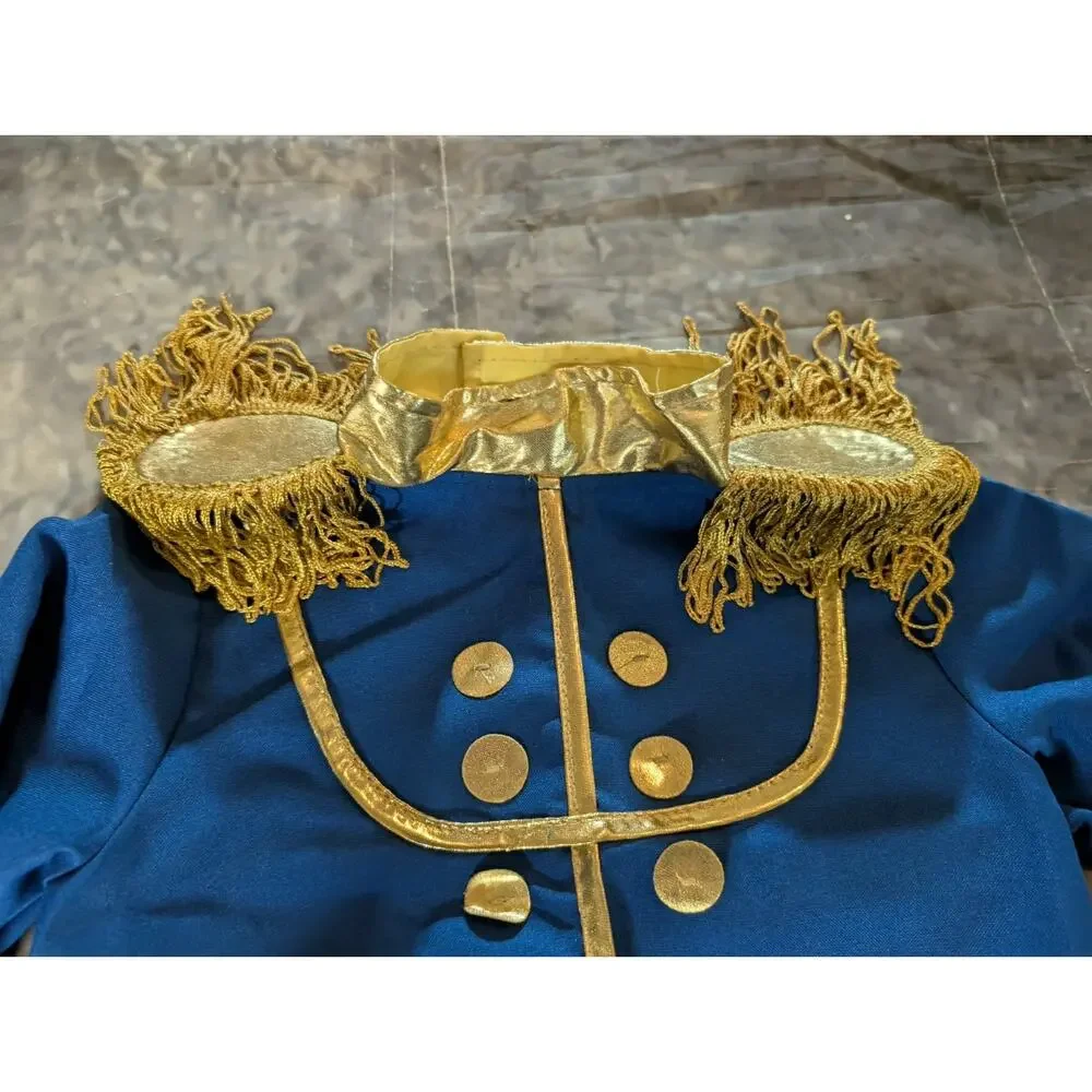 NEW! Blue Boys Prince Charming Outfit Kids Halloween Costume Party Size 3-5